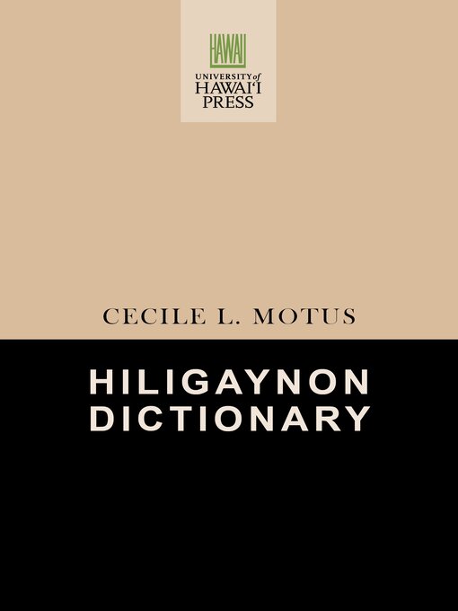 Cover image for Hiligaynon Dictionary